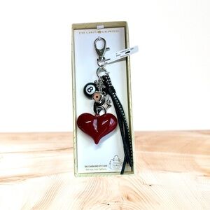 Eye Candy Eight Ball Dice Star Red Heart Keychain Bag Charm
